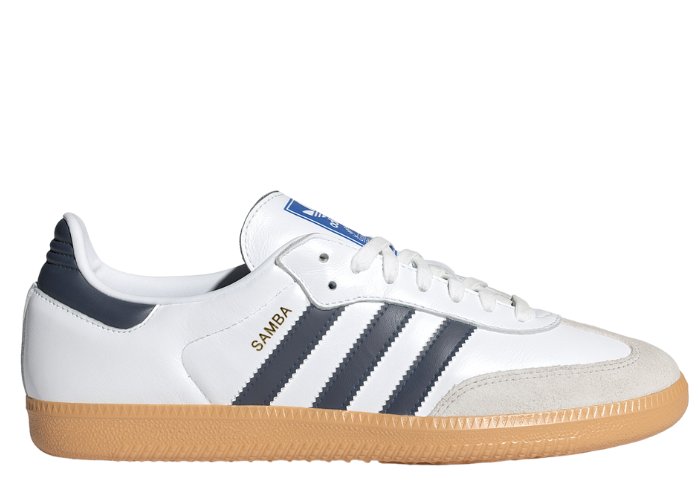[Adidas] Samba OG Night Indigo Cream White★ Size 13 - adidas Samba OG White Night Indigo Cream for sale